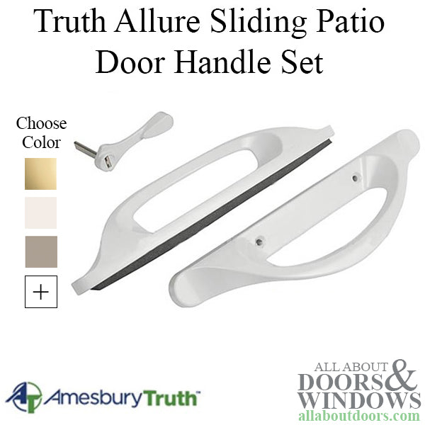 Truth Allure Patio Door Handle Set 3-15/16" Non-Keyed - 40.85.100