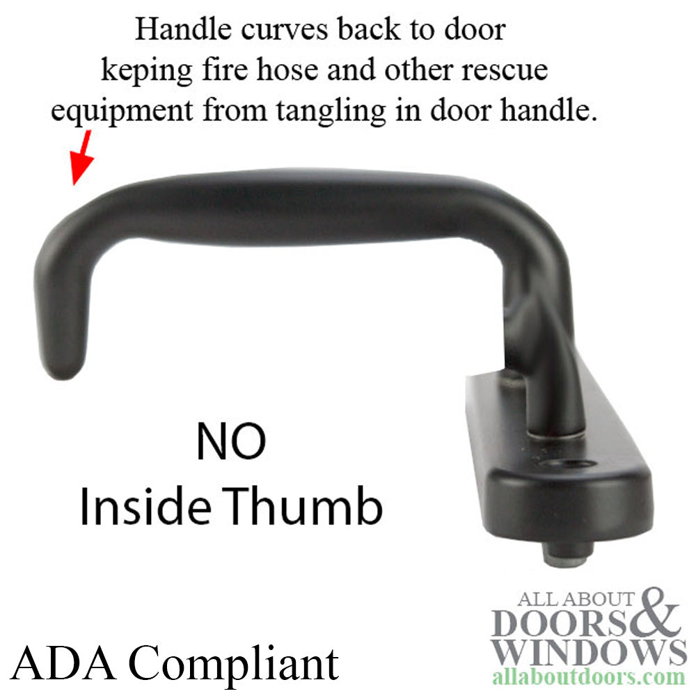 Amesbury 800 Series ADA Passage Handle Set – Non-Keyed
