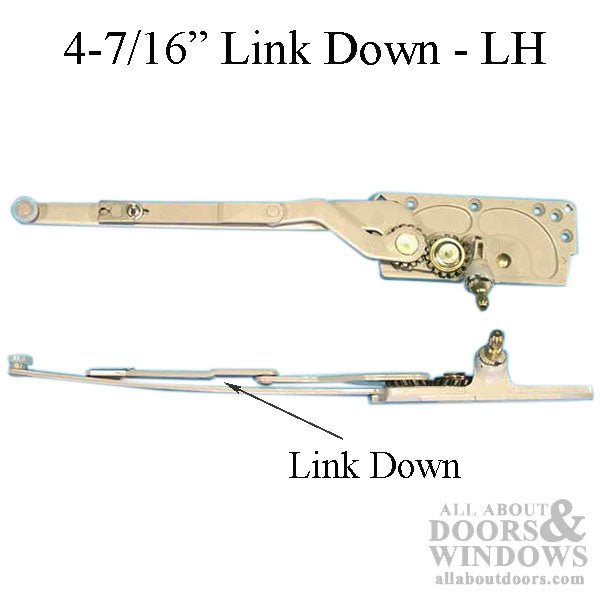 Left Hand Truth EntryGard Casement Operator 4-7/16" Offset Down Link 20810/20544