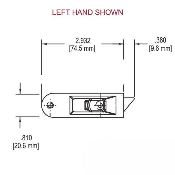 Truth Legacy Surface Mounted Tilt Latch - Choose Color Hardware