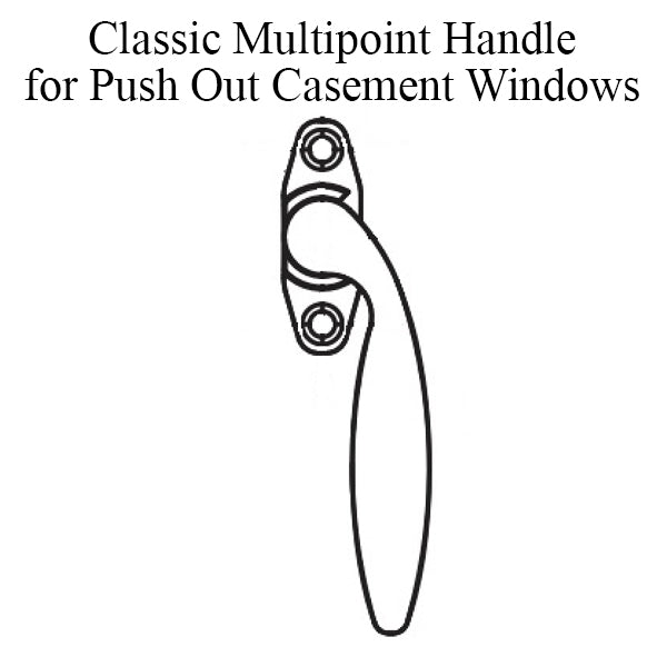 Truth 60.00 Classic Push-Out Casement Handle, LH