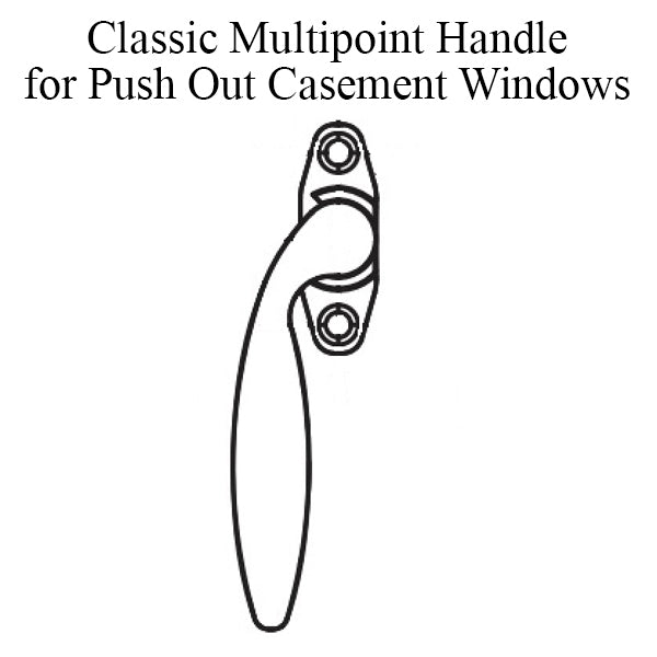 Truth 60.00 Classic Push-Out Casement Handle, RH