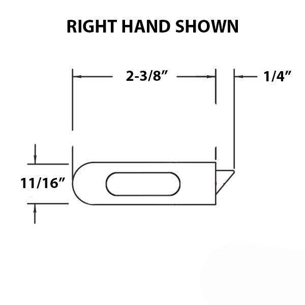 Metal Tilt Latch Bottom/lower Sash Choose Color/handing Hardware
