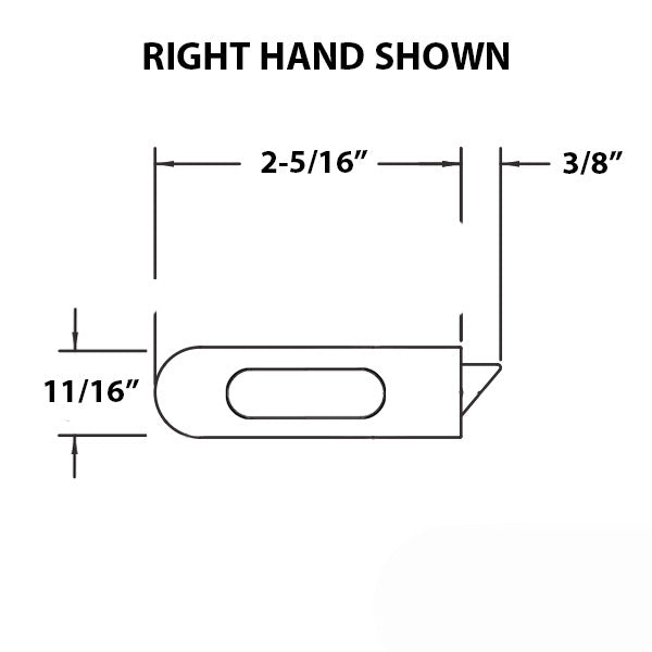 Metal Tilt Latch Top/upper Sash - Choose Handing/color Hardware