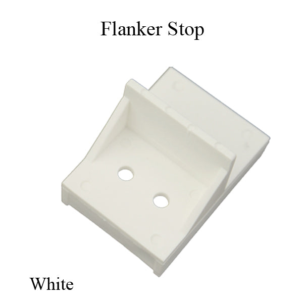 Flanker Stop For Stationary Panel Slider Window - Choose Color Hardware