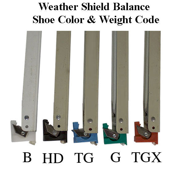 Weather Shield 1/2" Ribbed Channel Balance #17 End Bracket D70 Vinyl Jambliner