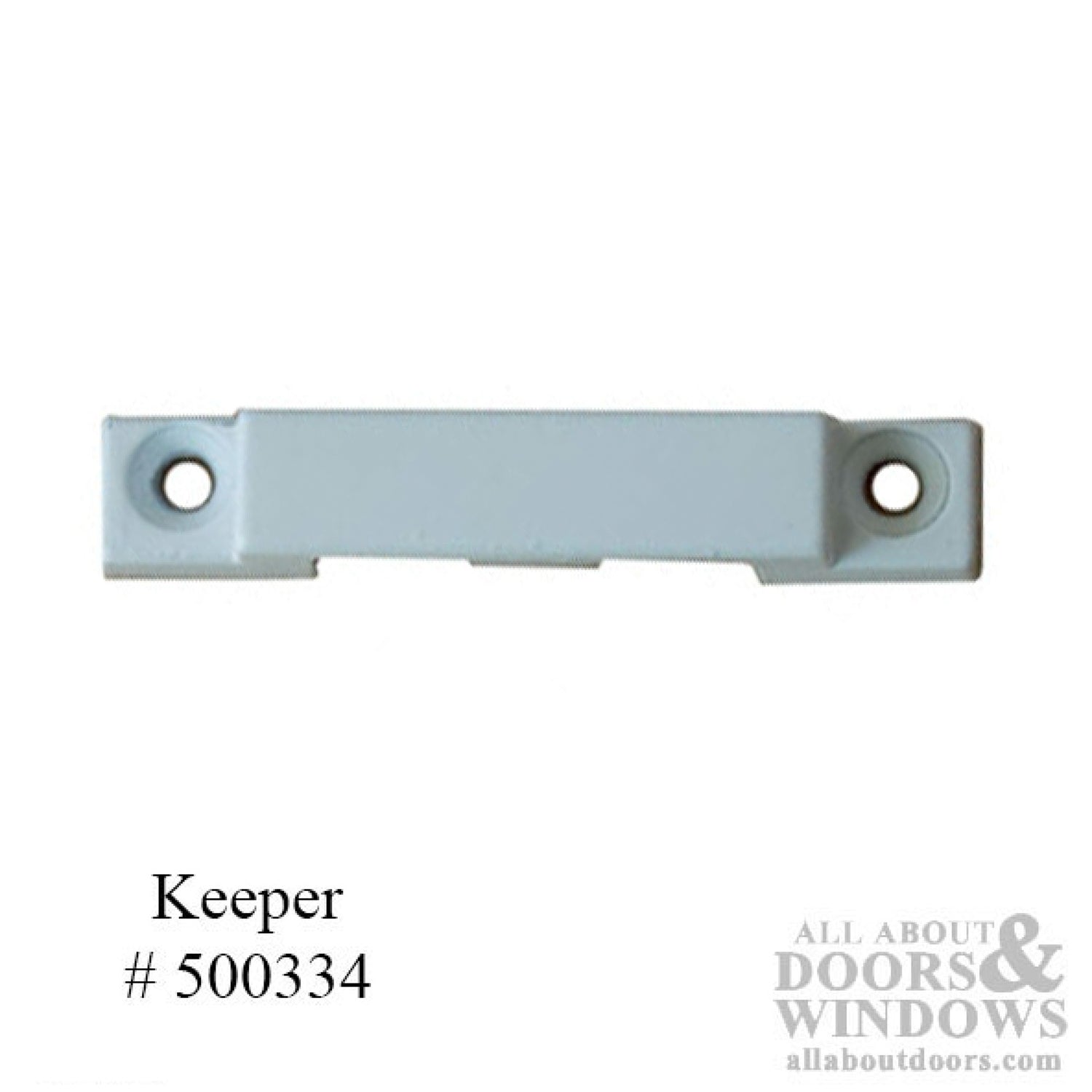AmesburyTruth Sash Lock Keeper 2-1/16" x 7/16" - 500334
