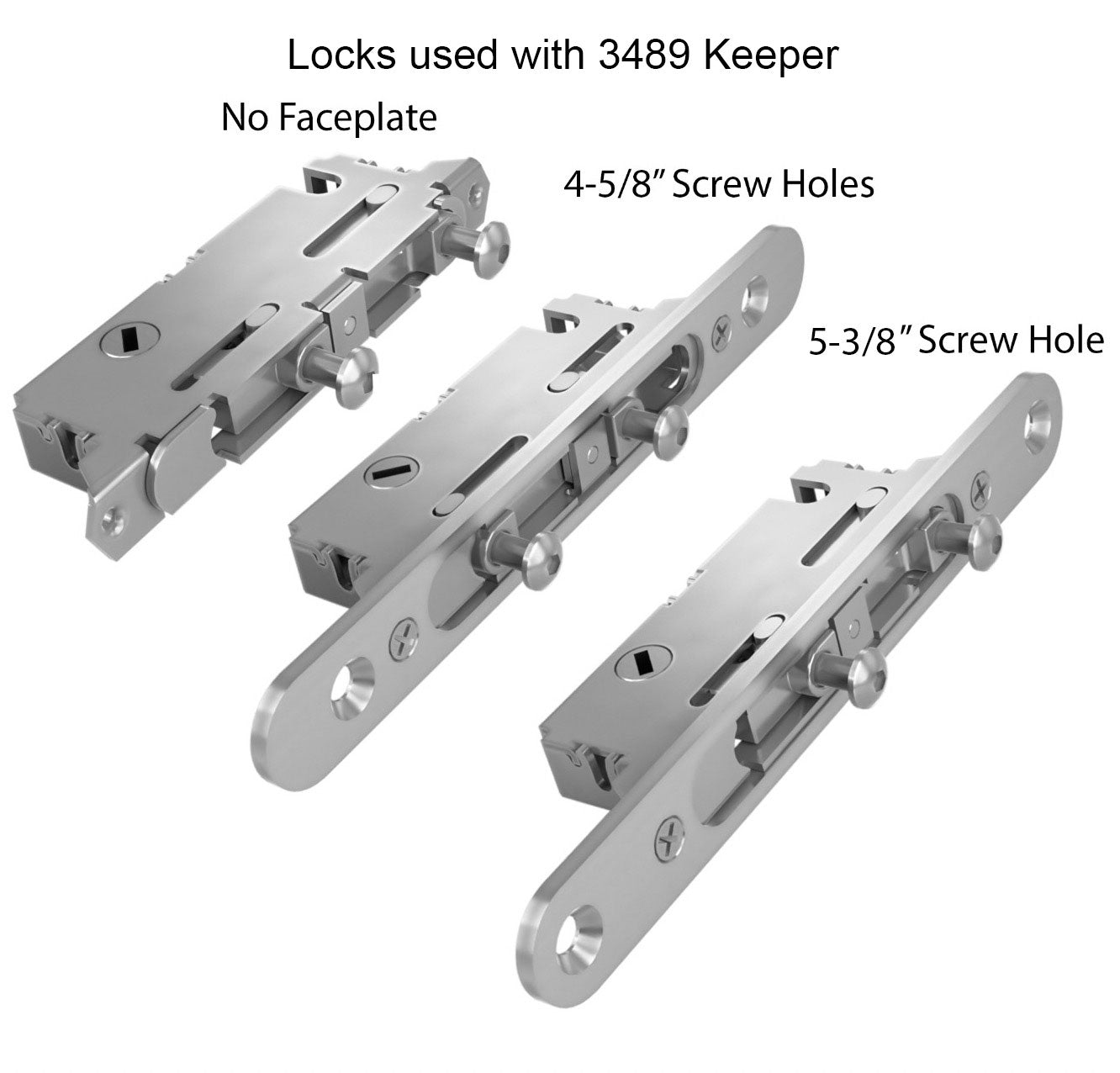 AmesburyTruth 3489 Dual Point Mortise Keeper