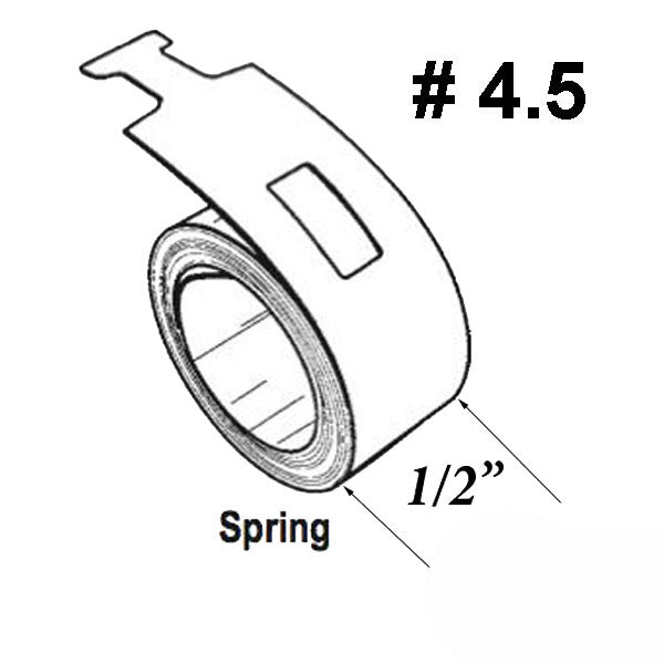 Coil Spring 1/2 In. Constant Force 4.5 Pound 1-1/4 Univers Hardware