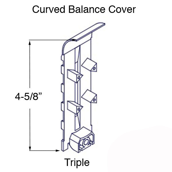 Support Cover 983 Series Triple Coil Spring Hardware
