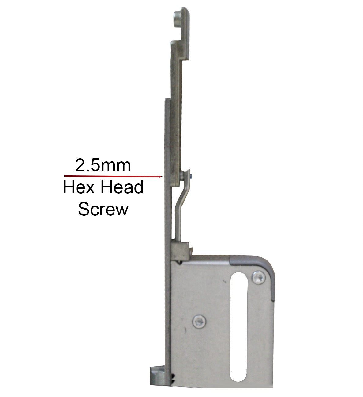 Giesse Door Mortise Lock, 35mm Backset, 85mm PZ, Perimeter INOX