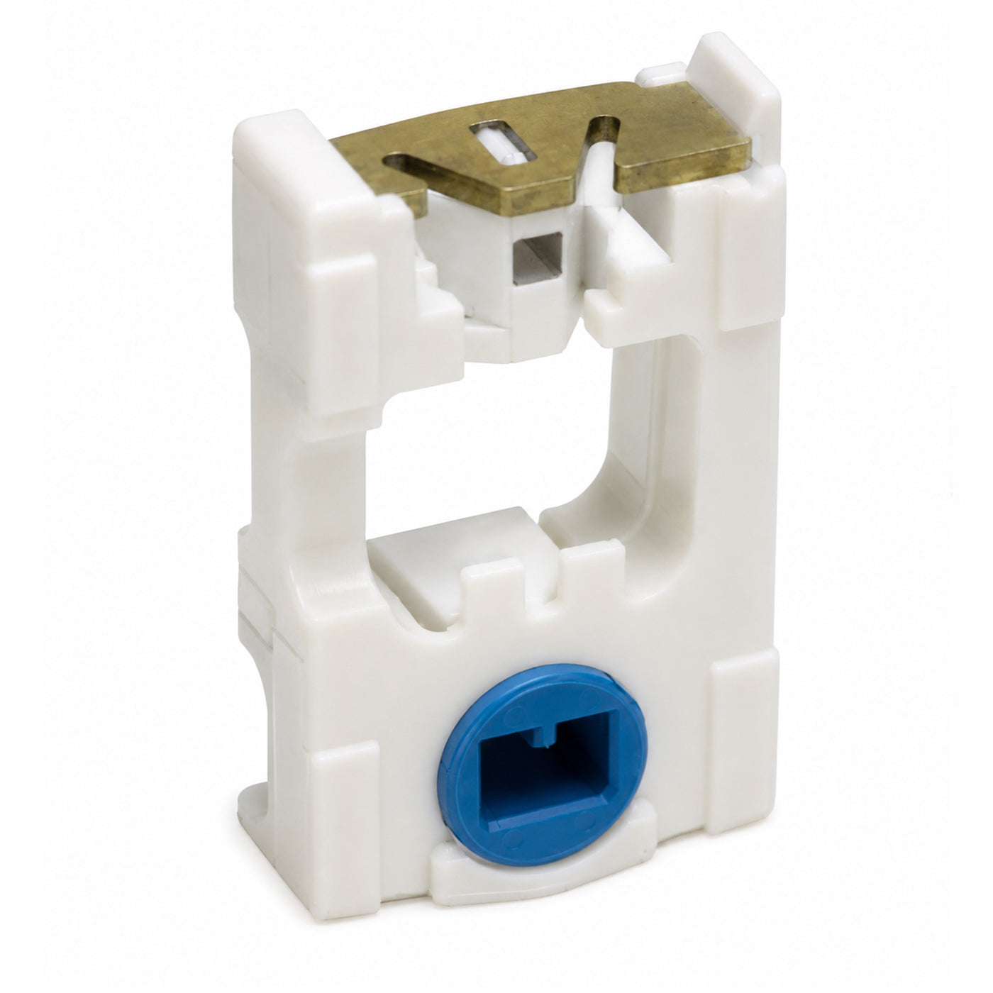 T-45 Pivot Lock Balance Shoe, 5/8" Spiral, White & Light Blue