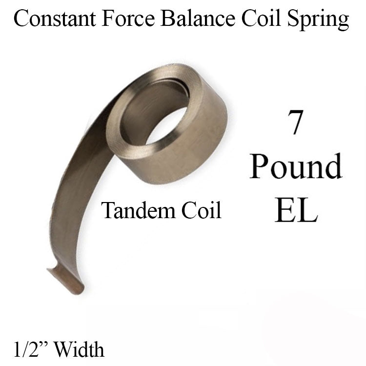 1/2 In. Constant Force Balance Coil Spring El #7 Pound Hardware