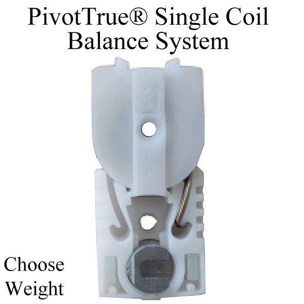 Pivottrue Single Constant Force Coil Double Hung Window Balance - Choose Weight Hardware