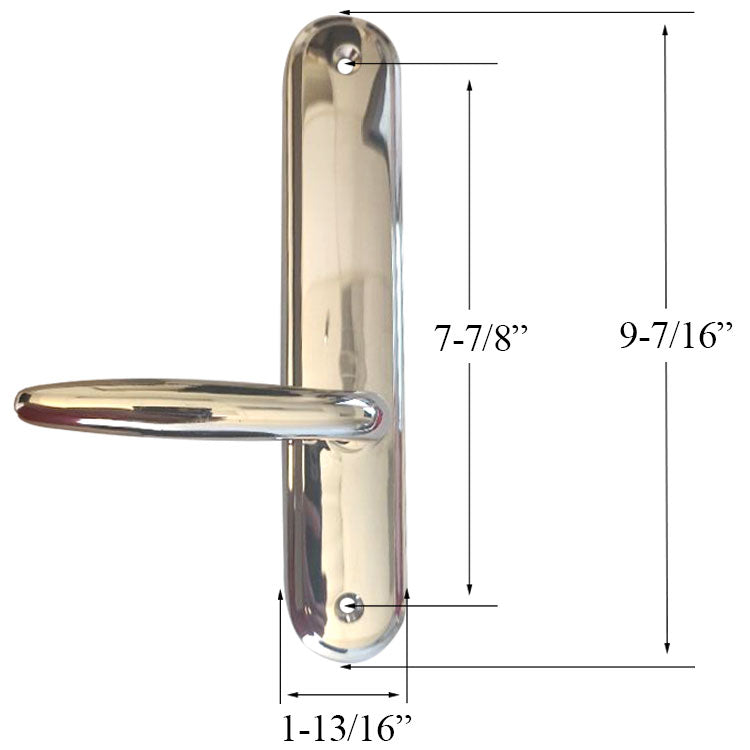 AmesburyTruth 800 Regency Active Handle Set, B Plate - HD803ANH