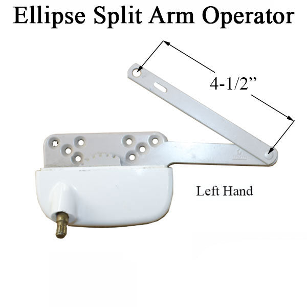 Truth® 15.30 Ellipse Split Arm Operator, Straight 4-1/2Inch Link, Left Hand