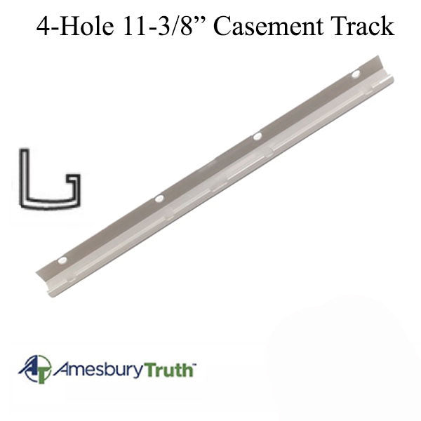 Track 11-3/8 4 Hole #30473 Wood Casement Window Hardware