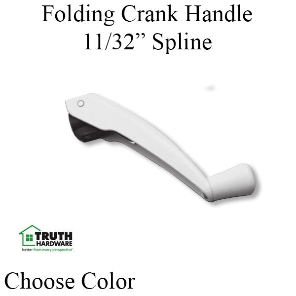 Crank Handle 11/32 Spline Folding - Choose Color Hardware