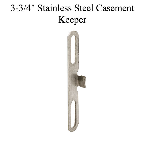 Truth 20800 3-3/4 Casement Keeper - Stainless Steel Hardware