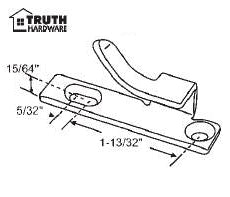 Truth Strike / Keeper For Casement Windows Right Hand Hardware