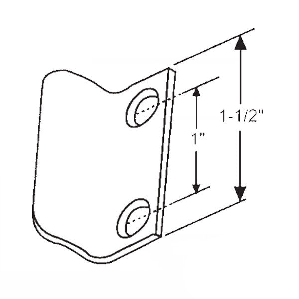 Truth 20118 Side Jamb Snubber - Choose Finish Hardware