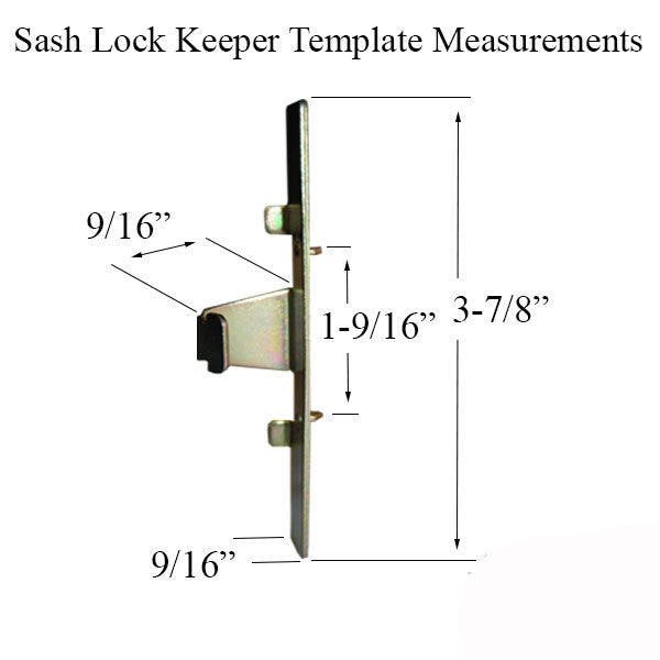Entrygard Sash Lock Template Hardware
