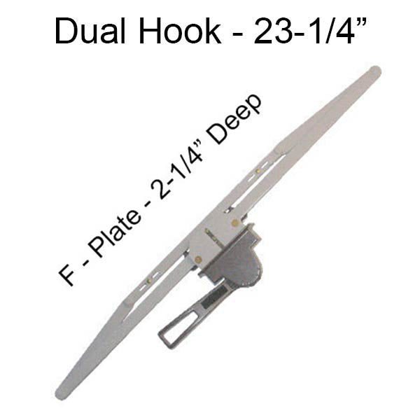 Operator Dual Hook Lever 23-1/4 - Longer F Plate Hardware