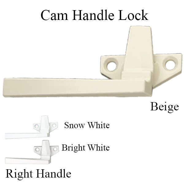 Cam Handle For Hopper Window Low Profile Right Hand- Choose Color Hardware