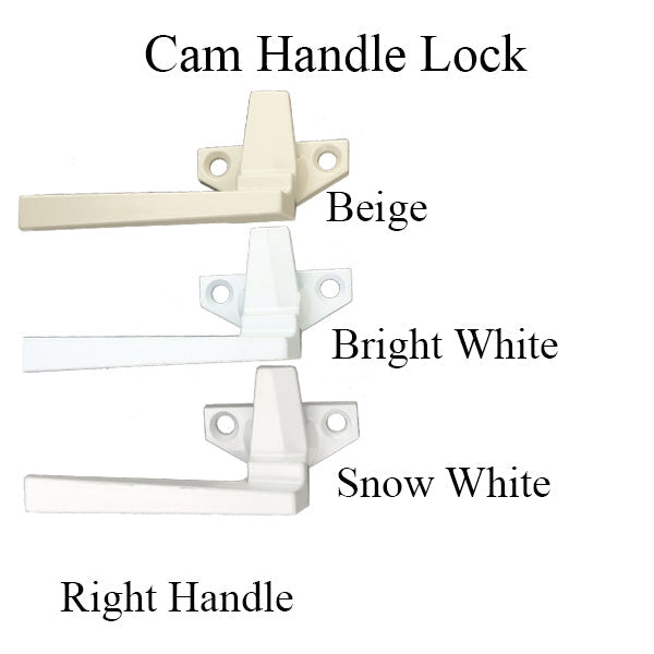 Cam Handle For Hopper Window Low Profile Right Hand- Choose Color Hardware