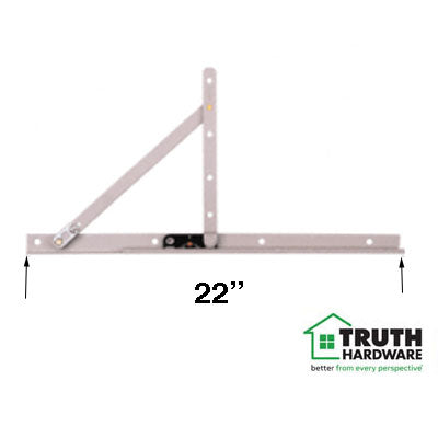 Awning Window Hinges Dimension A 22 In. Truth No. 13.16 Hardware