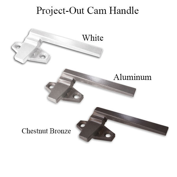 Project-Out Two Hole Cam Handle Right Hand - Choose Color Hardware