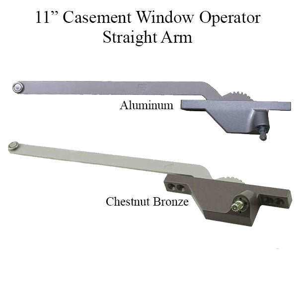 Truth 11 Inch Single Arm Casement Operator Right Hand Face Mount - Choose Color Hardware