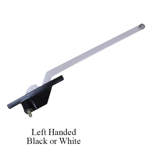 Truth Left Hand 11 Inch Single Arm Rear Mount Casement Operator With Round Shoe - Choose Color