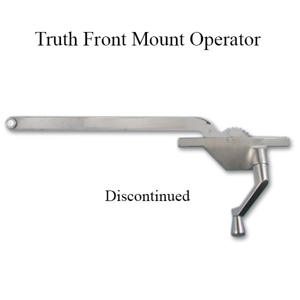 Truth Front Mount Operator 11 Inch Arm Right- Nickel Finish Hardware