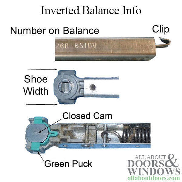 Inverted Tilt Shoe 1-1/4 x 17/32 Open Cam White Puck for 62 Series