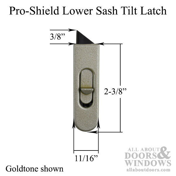 Truth Left Hand Metal Tilt Latch 2-3/8" Upper Sash - 503203