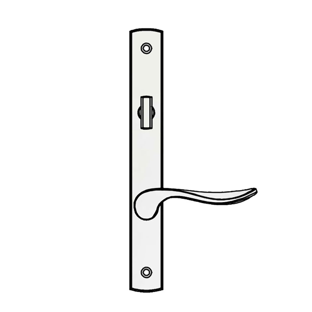 Truth Sentry Modern Handle Set - Brushed Chrome