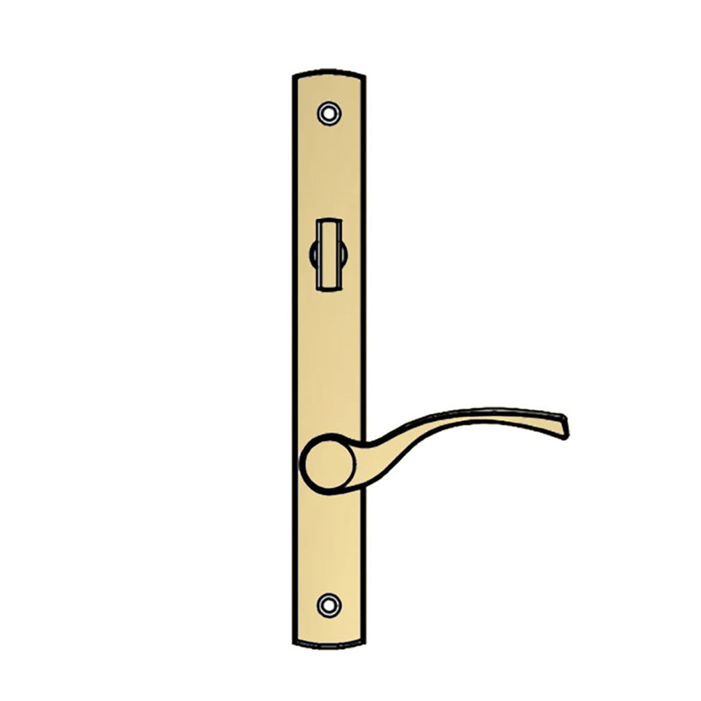 Truth® Sentry Lock Handle Set, Transitional, Decorative finishes over Brass- PVD Brass