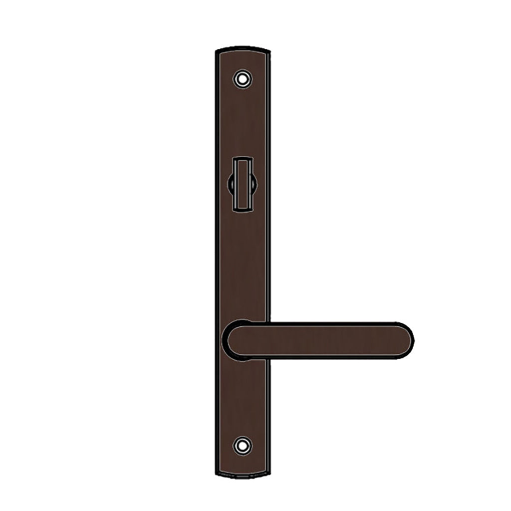 Truth® Sentry Lock Handle Set, Contemporary, Painted Over Zinc, Faux Bronze