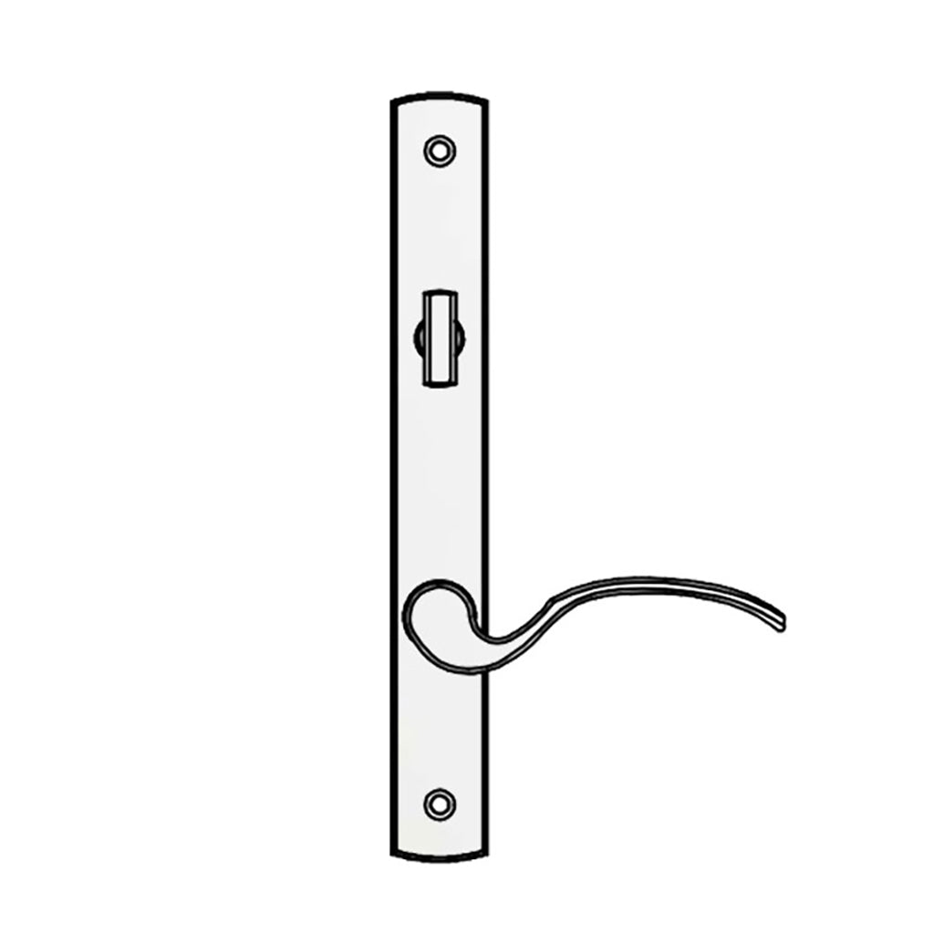 Truth® Sentry Lock Handle Set, Traditional, Decorative finish over Brass, PVD Chrome