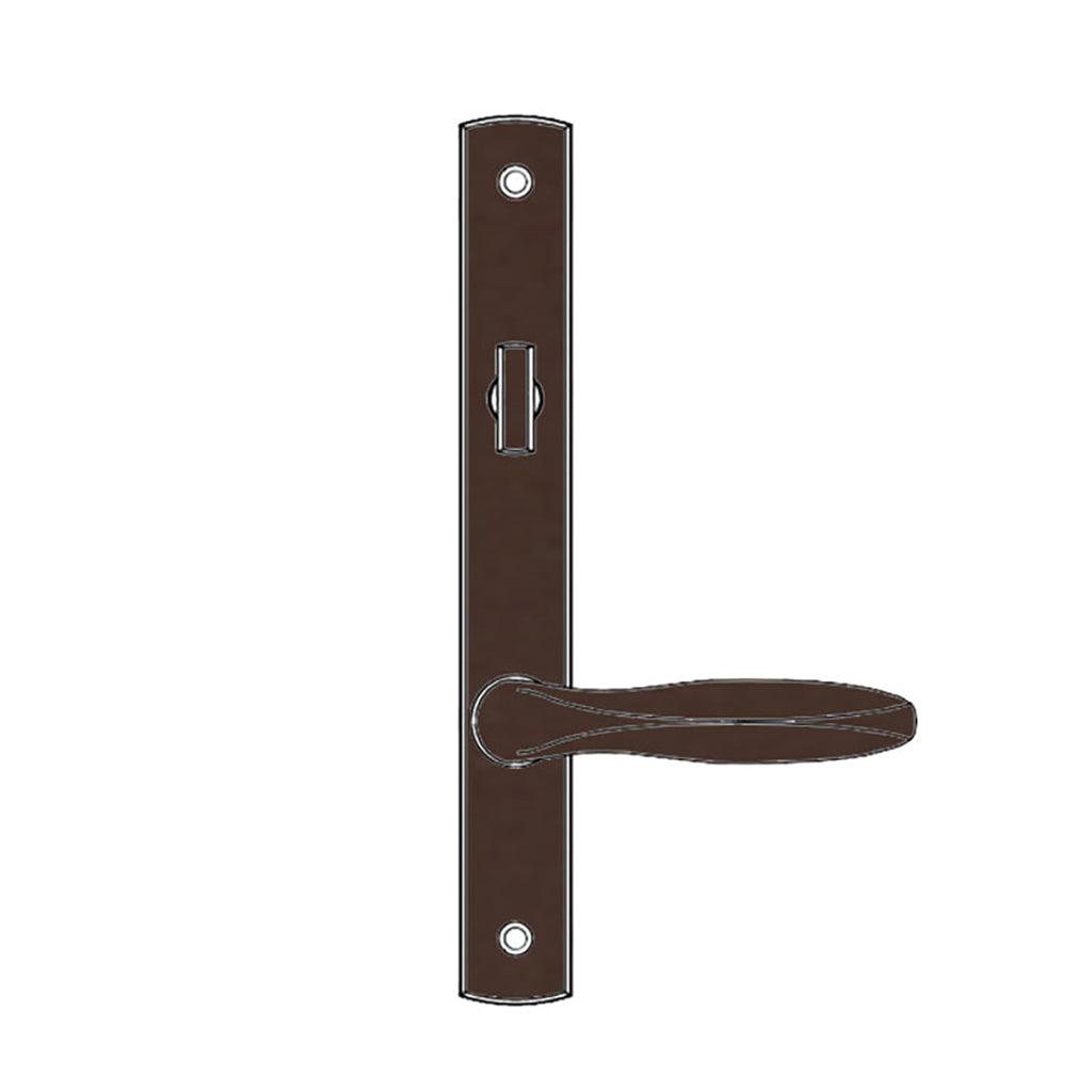 Truth Classic Sentry Lock Handle Set Faux Bronze Painted Zinc Non-Handed