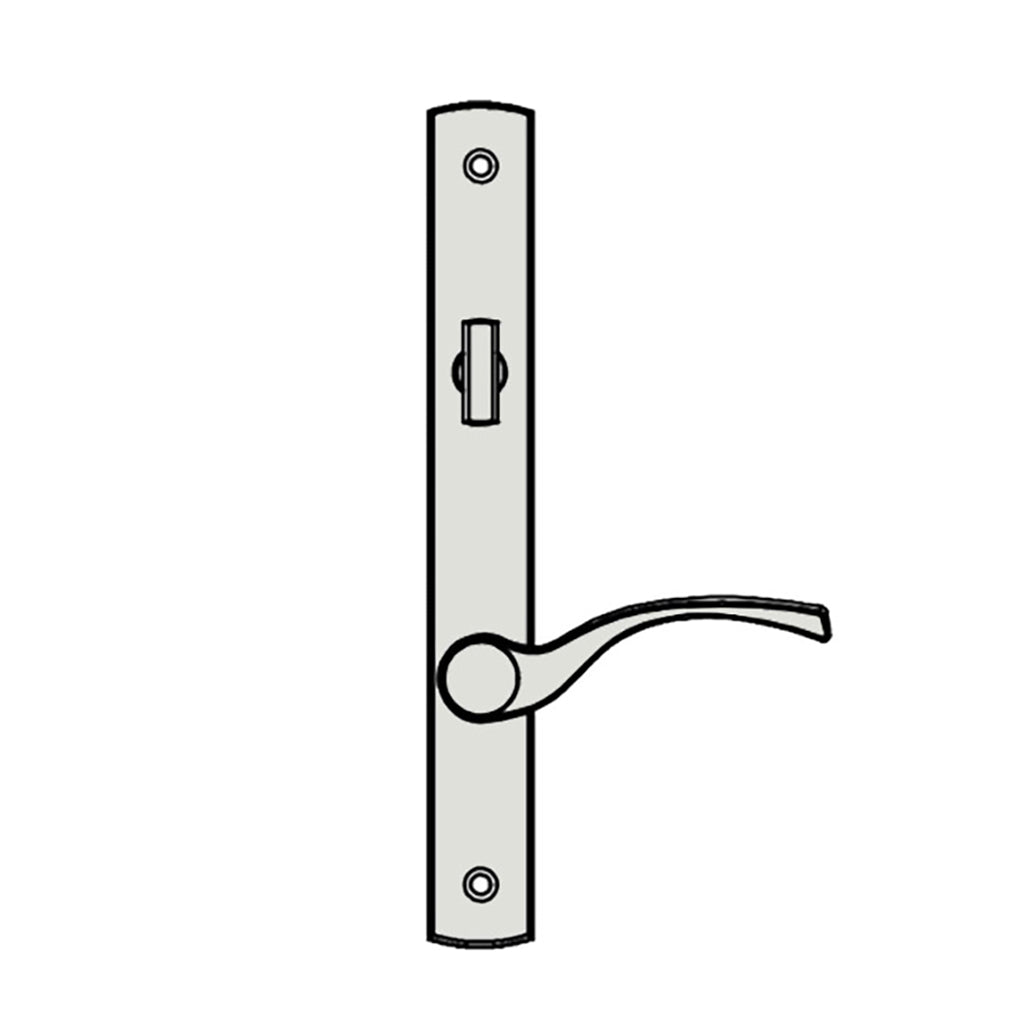 Truth® Sentry Lock Handle Set, Transitional, Painted over Zinc- White