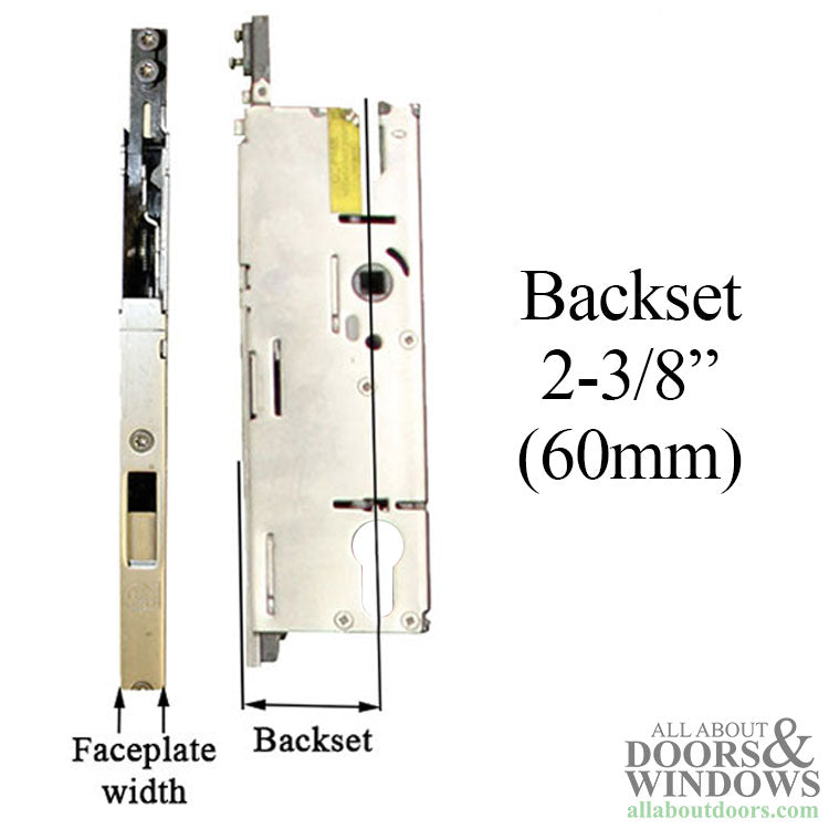 P2000 Passive Gearbox, 60mm Backset Euro Cylinder – No Faceplate
