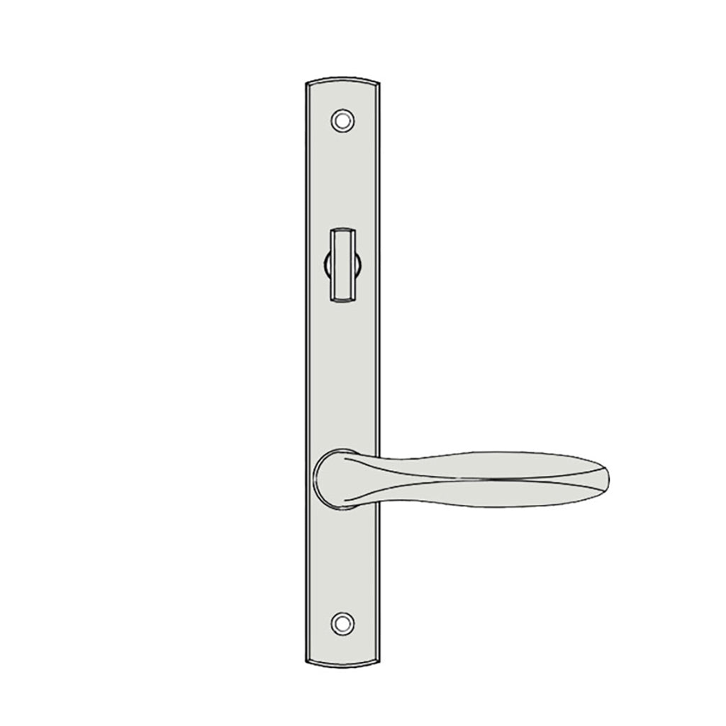 Truth Sentry Classic Lock Handle Set White Painted Zinc - Choose Function