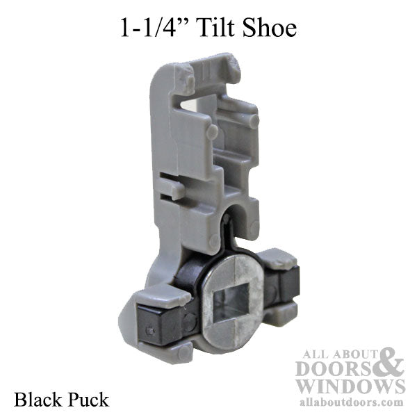 1-1/4" Black Tilt Shoe for 62716 Series Inverted Channel Balance