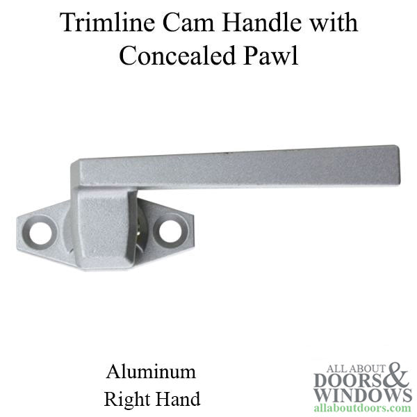 Right Hand Trimline Cam Handle 11.1mm Concealed Pawl Aluminum