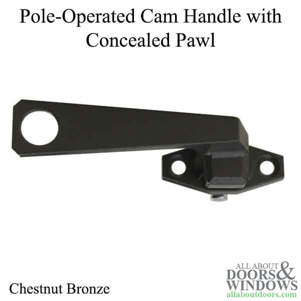 Left Hand 12.7mm Concealed Pawl Cam Handle, Chestnut Bronze