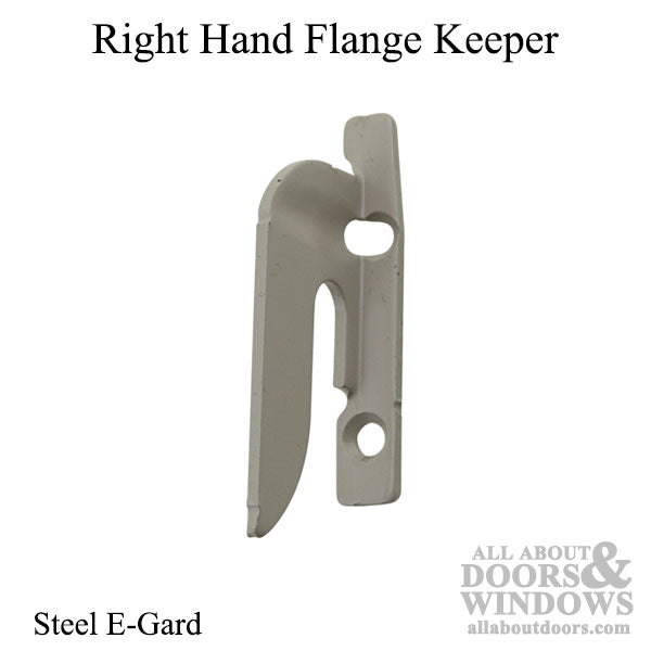 Right Hand Sash Lock Hook with Flange Keeper – Steel E-Gard®
