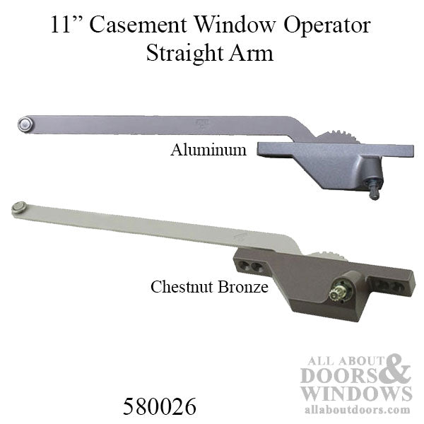 Truth® 11 inch Single Arm Casement Operator, Right Hand, Face Mount - Choose Color