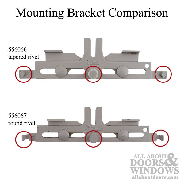 Truth® Mounting Bracket - 40636 Round / Cylindrical Rivet